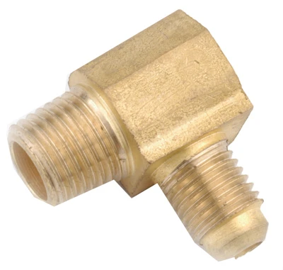 Lead-free Brass Flare Elbow Fitting 1/4" X 3/8" Mip Thread