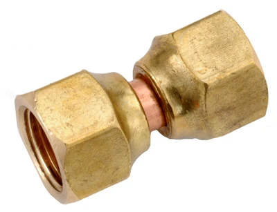 Lead-free 1/2" Swivel Brass Flare Connector For Plumbing