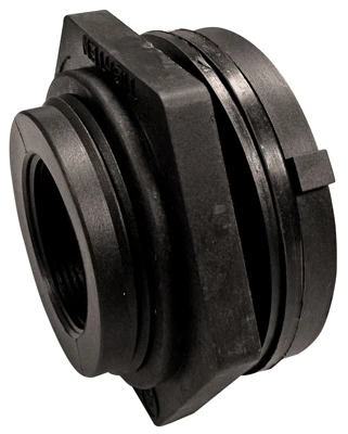1.5 Inch Schedule 40 Pvc Bulkhead Fitting For Secure Water Connections