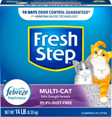14 Lb. Multi-cat Scented Scoopable Cat Litter