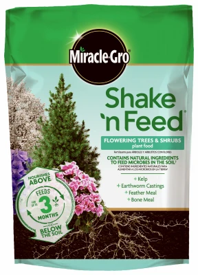 Miracle-gro Shake 'n Feed Fertilizer For Flowering Trees & Shrubs, 8 Lbs