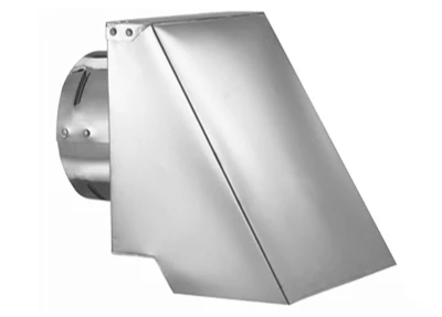 3-inch Square Pellet Stove Vent Cap With Adjustable Horizontal Design