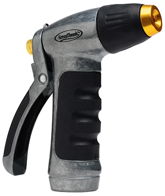 Heavy-duty Adjustable Hose Nozzle With Ergo Grip And Metal Tip