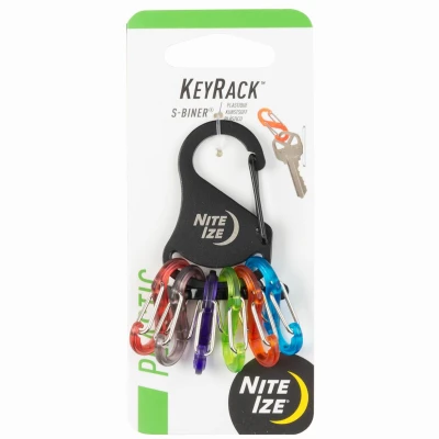 Keyrack Stainless Steel Double-gated S-biner Key Organizer