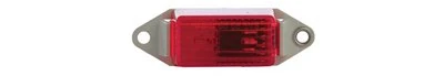 Red Trailer Marker Light With White Base - 3.25" X 1"