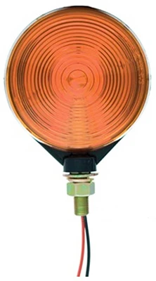 Pedestal Mounted Trailer Marker & Clearance Light With Red & Amber Lens