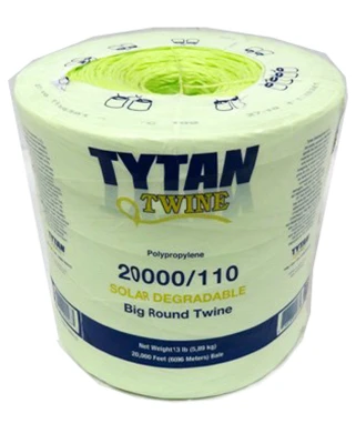 Green Poly Baler Twine, 20,000-ft. Spool, 110 Tensile Strength