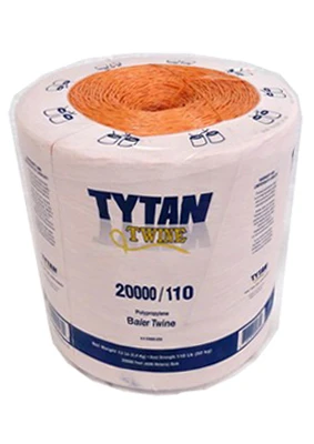 Orange Polypropylene Baler Twine, 20,000-ft. Spool With 110 Knot Strength