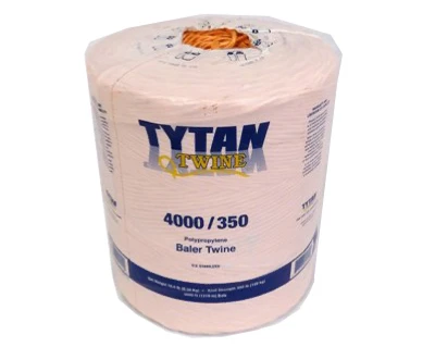 4,000 Ft Orange Polypropylene Baler Twine – 350 Lb Knot Strength