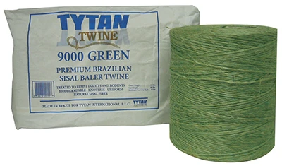 Durable Green Sisal Baler Twine – 2 Spools Of 3,600 Ft Each