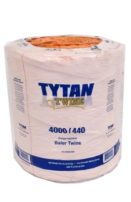 Durable Orange Polypropylene Baler Twine – 4,000 Ft, 440 Lb Knot Strength
