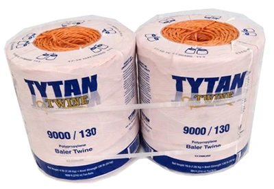 Orange Polypropylene Baler Twine - 2 Spools, 4,500 Ft Each
