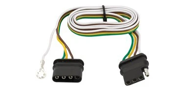 36-inch 4-way Flat Trailer Connector With Cable For Reliable Towing