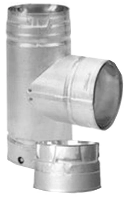 3" Pellet Stove Vent Clean-out Tee With Swivel Cap