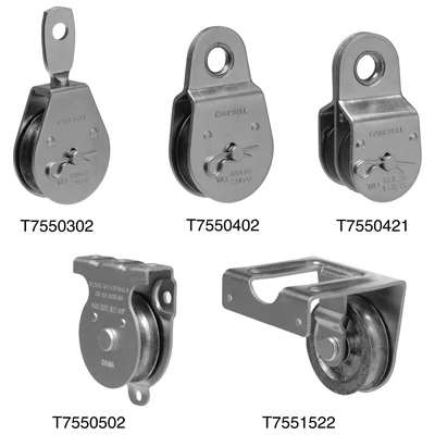 Durable 2.5-inch Steel Fixed Eye Pulley For Heavy Lifting