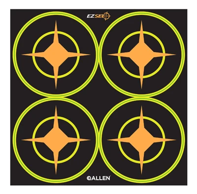 Ez See 3-inch Black Adhesive Aiming Dots - 12 Sheets