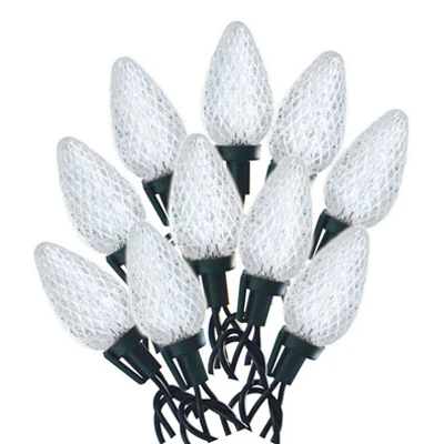 25lgt Led Green Wire Clear Set