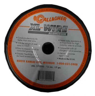 17 Gauge Aluminum Electric Fence Wire - 1320 Ft Roll
