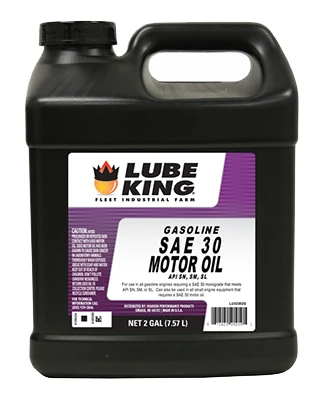 Gasoline Motor Oil, 30w, 2-gallon Container For All Gasoline Engines