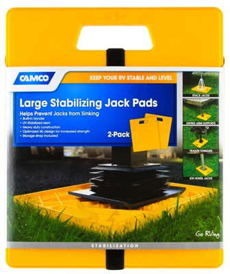 14" X 11.7" Stabilizer Jack Pads – 2-pack For Rv Support