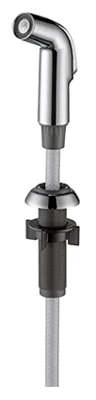 Chrome Kitchen & Bath Faucet Sprayer With Flexible Hose