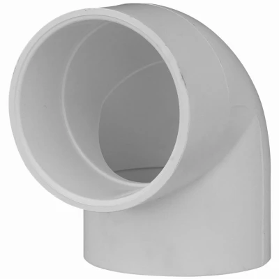 Durable White Pvc Schedule 40 90° Reducing Elbow 1.5" X 1"