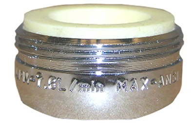 Chrome Faucet Aerator 1.2 Gpm - 15/16" Male X 27 Thread