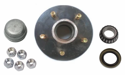 Trailer Hub Kit For 3,500 Lb Axles With Bearings & Seals
