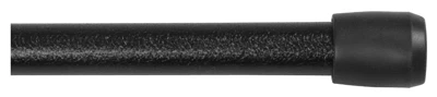 Strafford Adjustable Black Spring Tension Rod – 7/16" Diameter, 28-48" Length
