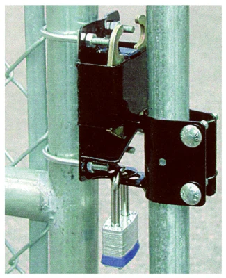 Two-way Lockable Round Tube Gate Latch For 1.25–1.5 Inch Tubes