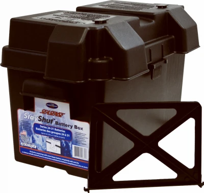 Universal Battery Box For Series 24-31 With Adjustable Divider And Stainless Steel Hardware