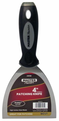 4-inch Flexible Taping Knife With Ergonomic Handle And Nail Setting Head