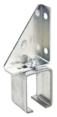 Durable Galvanized Single Splice Bracket For Box Rail Support