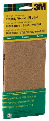 Assorted Grit Production Sandpaper Sheets – 6-pack, 1/3 Sheet