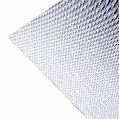 Glazed 2x4 Ft Led Ceiling Light Lens With Micro Prism Pattern