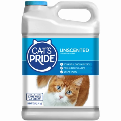 Dust-free Unscented Cat Litter - 10 Lbs Bag