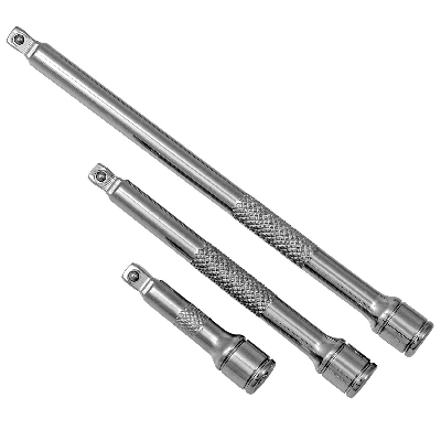 3-piece 1/4" Drive Wobble Extension Set For Socket Wrenches