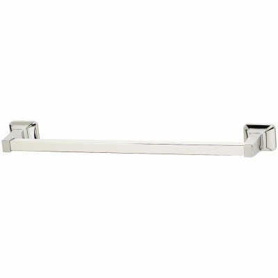 18-inch White Bathroom Towel Bar – Durable & Sleek