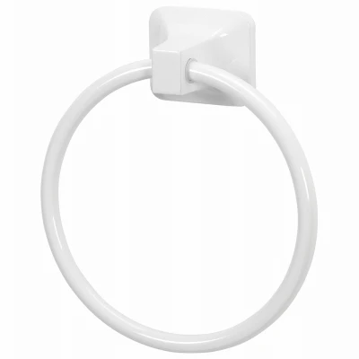 White Towel Ring For Bathroom And Kitchen