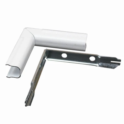 Durable White Metal Inside Elbow Conduit Connector For Electrical Wiring
