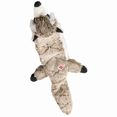 Skinneeez 23-inch Extreme Quilted Raccoon Dog Toy – Tough Plush Play