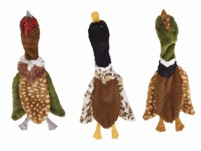 Skinneeez Crinkler Dog Toy, Duck Shape, 14-inch, Stuffing Free