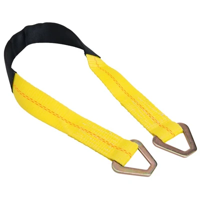 Heavy Duty 2" X 36" Axle Strap With Flat D-ring Tie Down