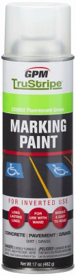 Fluorescent Green Inverted Aerosol Marking Paint, 17oz