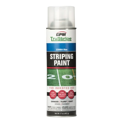 Caution Blue Inverted Aerosol Striping Paint - 17oz Can