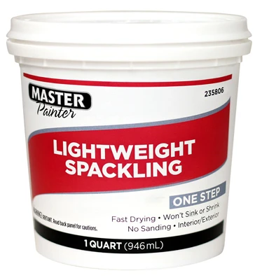 Lightweight Spackling – Qt For Smooth Wall Repairs