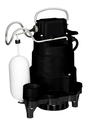 1/2 Hp Cast Iron Submersible Sump Pump With 2-pole Float Switch