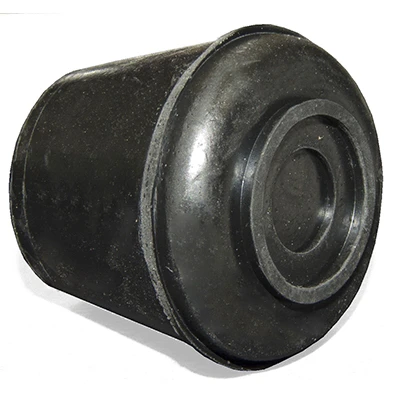 Black Rubber Furniture Leg Caps, 3/4-inch, Pack Of 4