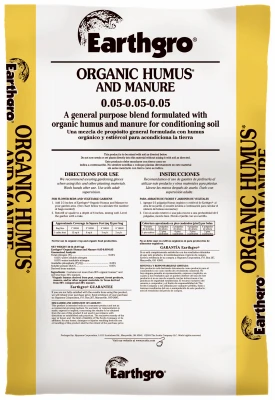 Organic Humus & Manure Soil Conditioner, 1 Cubic Foot