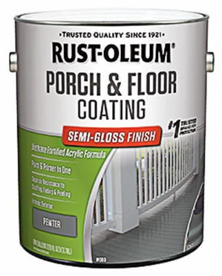 Pewter Semi-gloss Urethane Floor & Porch Finish - 1 Gallon